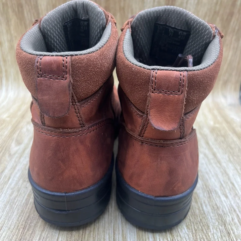 Wolverine Durashocks Men's‎ Size 8.5M Brown Leather Work Boots Shoes W02053